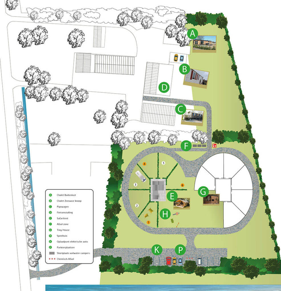 Plattegrond Camping Hofstede Zonnevliet